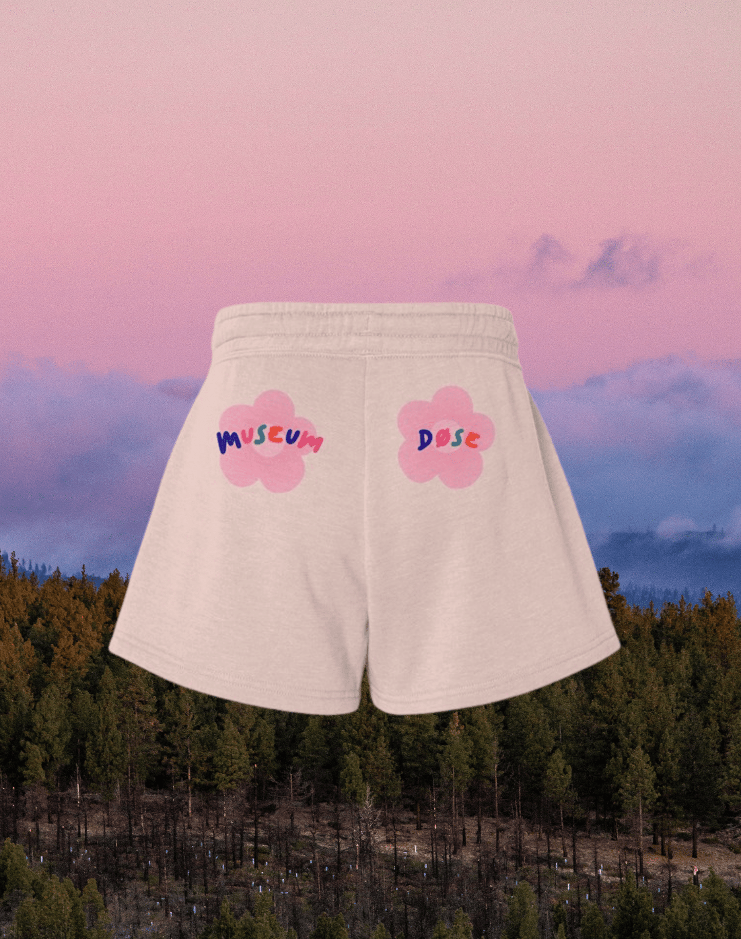 Pink Fleur Short