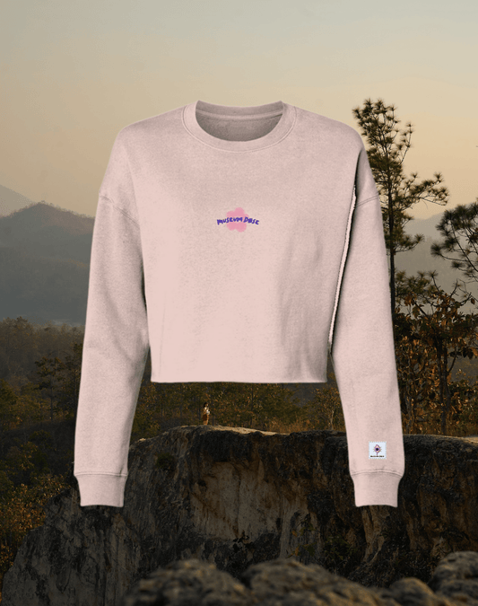 Retro Logo Cropped Crewneck